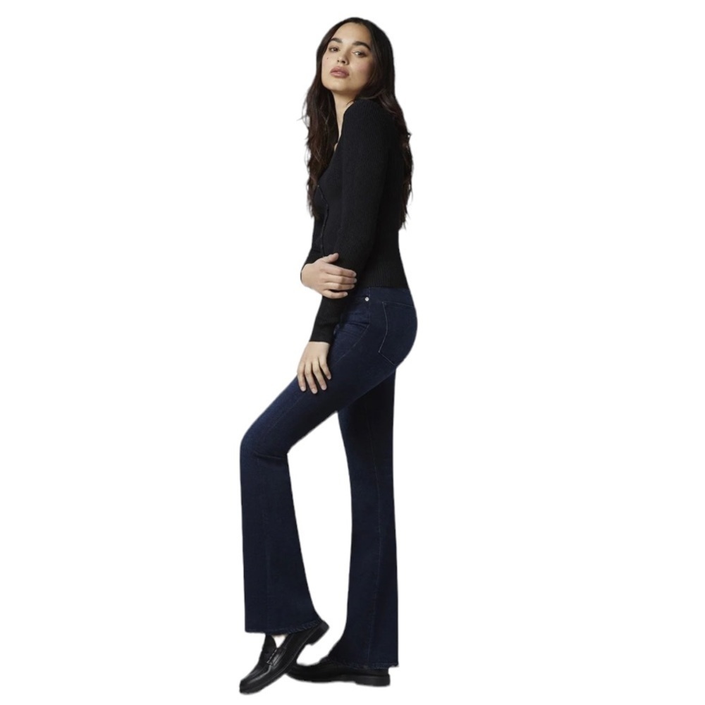 DL1961 Dark Blue Bridget Instasculpt Boot 33” Size 30